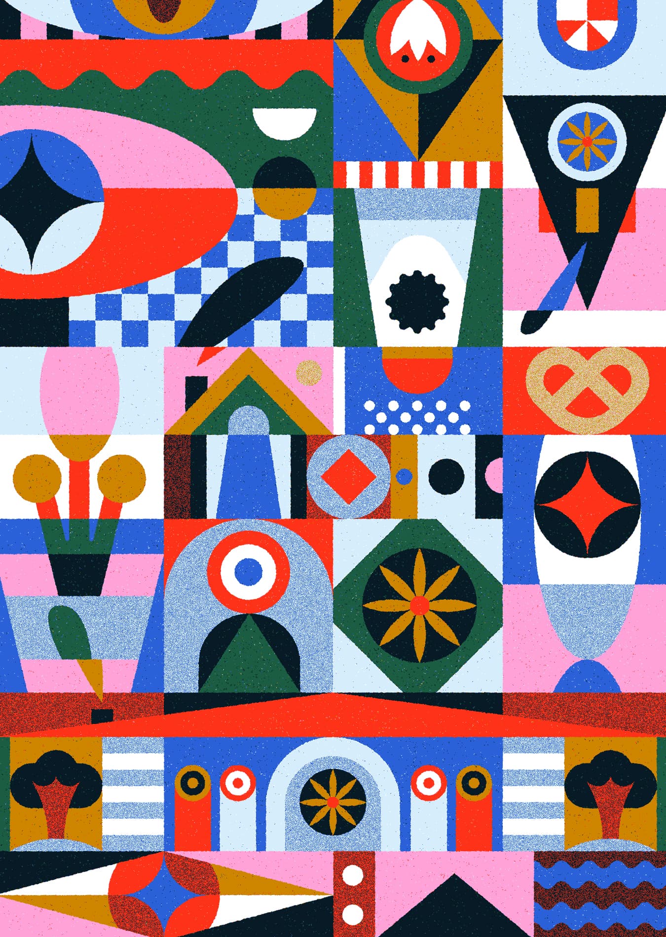 Gift wrapping paper pattern for Gewürzhaus — 1